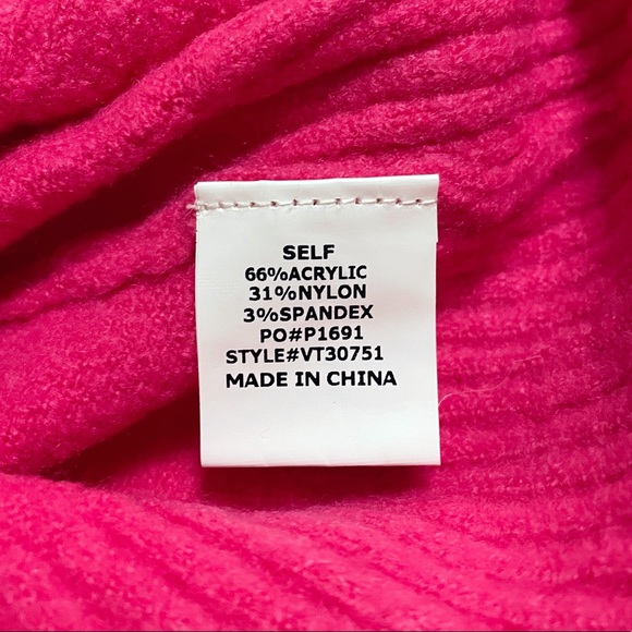Vine & Love Pink Turtleneck Sweater - Picture 6 of 6